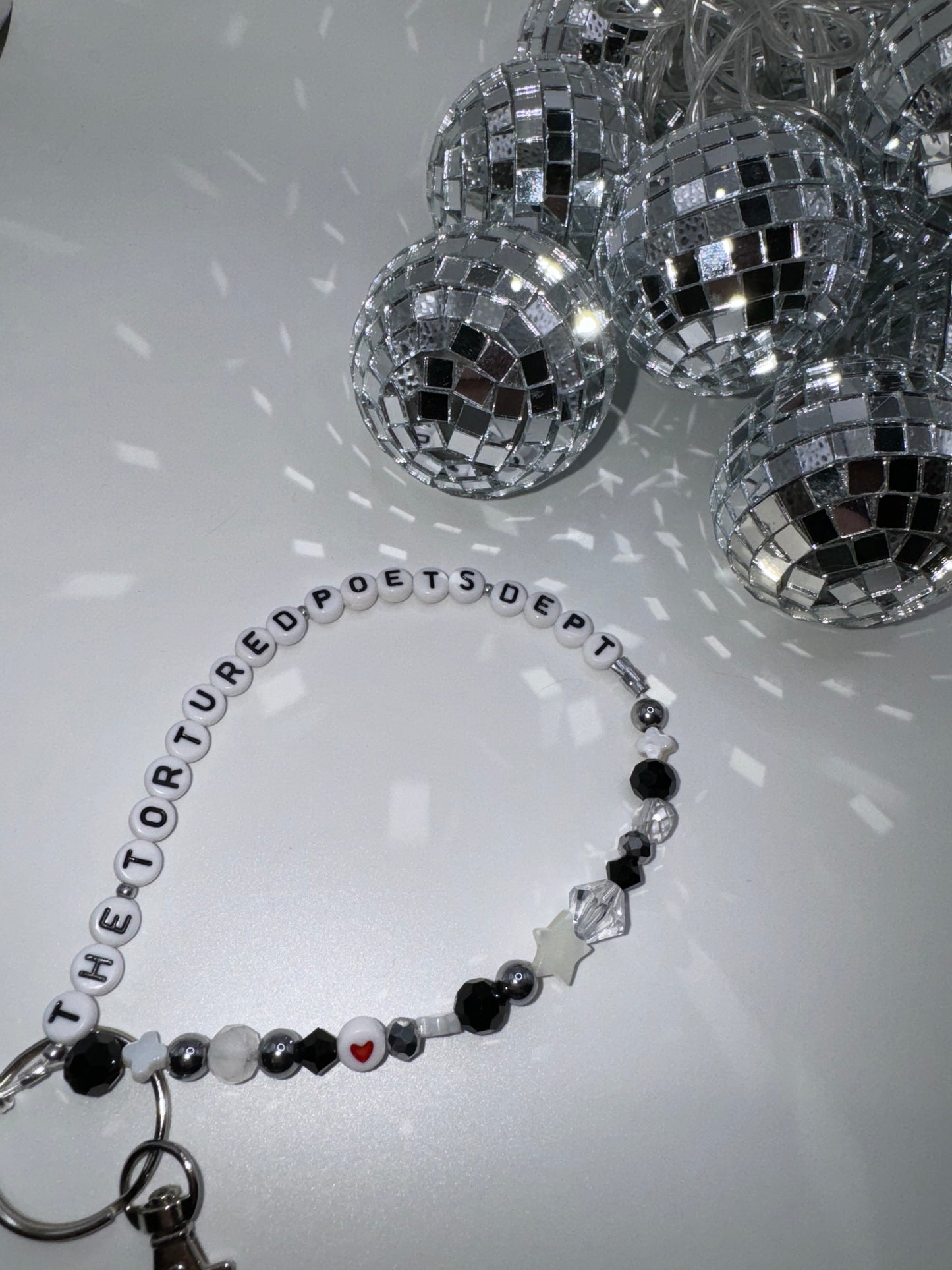 Custom Beaded Wristlet Keychain
